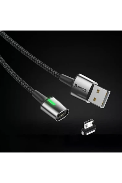 Akman Zinc Magnetic Usb Kablo Şarj Android Mikro Başlık 2Metre 1.5A-(1903) - ACL6209777-4846 - 4