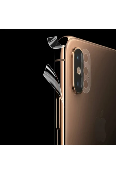 İsmiyle Al İphone Xs Hidrojel Hayalet Yan Alt Üst Kamera Kaplama-(1903) - 2