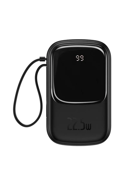 Akman Qpow Pro Dijital Göstergeli 10000mAh 22.5W Hızlı Şarj Powerbank-(1903) - ACL6203363-6904 - Resim 3