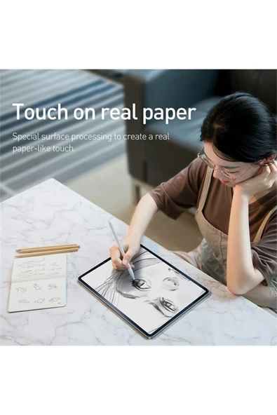Akman İPad Mini 2-3 Paper Like Film Darbe Emici Pet Ekran Koruyucu-(1903) - ACL6204663-9031 - 5