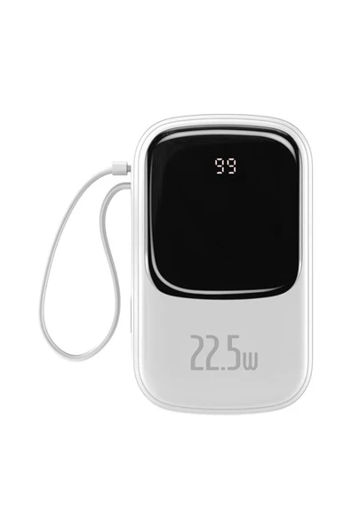 Akman Qpow Pro Dijital Göstergeli 10000mAh 22.5W Hızlı Şarj Powerbank-(1903) - ACL6203363-6904 - Resim 2