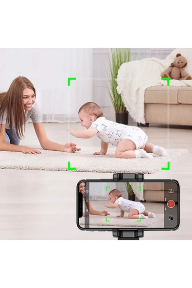 Akman Apai Genie 360° Akıllı Selfie Sosyal Medya Video Takip Asistanı Tripod-(1903 - ACL6204492-1470 - Resim 6
