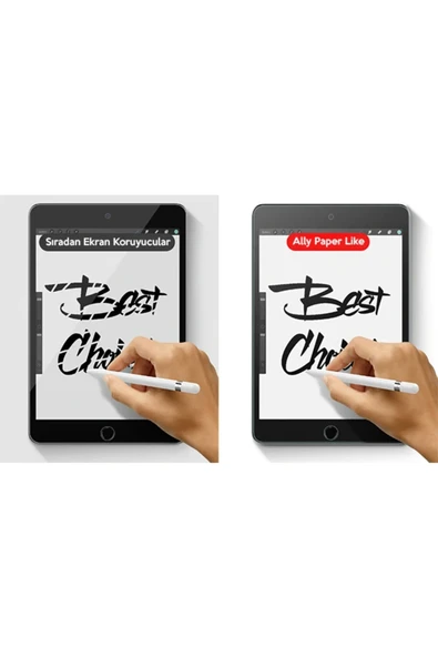 Akman ALLY İPad Mini 5/4 Paper Like Film Darbe Emici Pet Ekran Koruyucu-(1903) - ACL6206338-6130 - 5