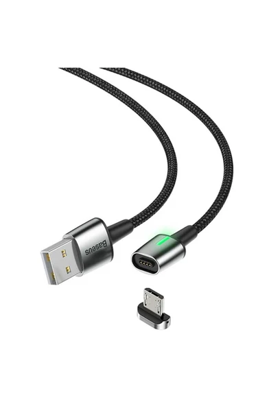 Akman Zinc Magnetic Usb Kablo Şarj Android Mikro Başlık 2Metre 1.5A-(1903) - ACL6209777-4846 - 3