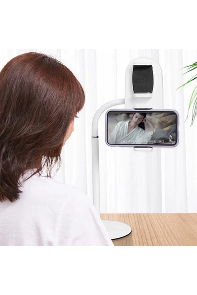 Akman ALLY Masa Üstü 2 Telefon Tutucu Stand YoutuberCanlı Yayın Selfie TikTok Make - ACL6203291-9255 - Resim 5