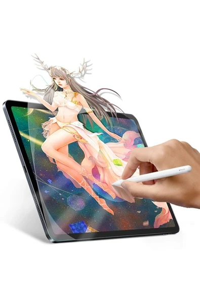 Akman ALLY İPad Pro 12.9 İnch 2017 Paper Like Film Darbe Emici Pet Ekran Koruyucu-(1 - ACL6203725-9503 - Resim 3