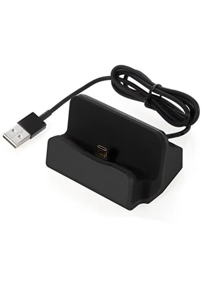 SENSON Android Micro Usb Şarj 2in1 Standlı Usb Dock-(1903) - SNSMR6740-6841 - Resim 3