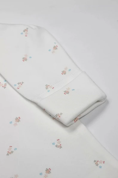 Grow İn Love Bebe Tulum 15103 Pembe Ekru - 3