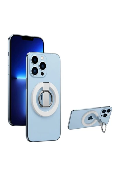 Akman Ally SJ20 Taşınabilir Magsafe Mıknatıslı Cep Telefonu Standı Masaüstü Br - ACL6201919-1972 - Resim 2