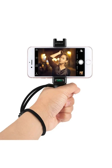 Akman PULUZ Video Telefon Elde Tutucu+ Bileklik Tripod Adaptörü-(1903) - ACL6208422-4516 - 2