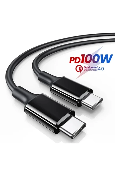 Akman ALLY USB Type-C PD3.1 100W(20V-5A) Hızlı Veri Şarj Kablosu 1metre-(1903) - ACL6204089-4023 ürün görseli 1