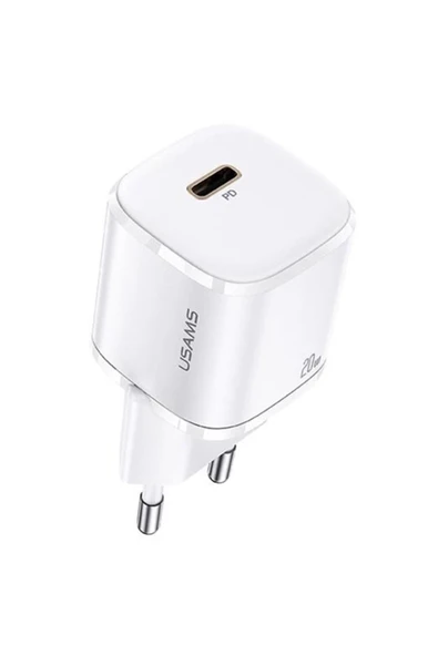 Akman USAMS T36 20W Mini PD Hızlı Şarj Aleti 20W USB-C Güç Adaptörü-(1903) - ACL6208082-6847 ürün görseli 1