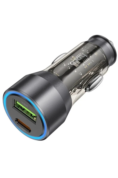 Akman HOCO NZ12A Action PD43W USB + Type-C Hızlı Şarj Araç Çakmaklı Şarj Aleti- - ACL6204315-2466 ürün görseli 1