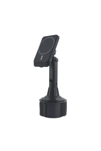 Akman ALLY Araç Bardaklık Telefon Tutucu Magsafe iPhone 15-14-13-12 Serisi 15W Kablo - ACL6205848-7948 - Resim 2