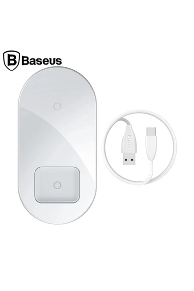 Akman Simple 2in1 Kablosuz Wireless Şarj 18W iPhones+iPods-(1903) - ACL6203264-7147 - Resim 2