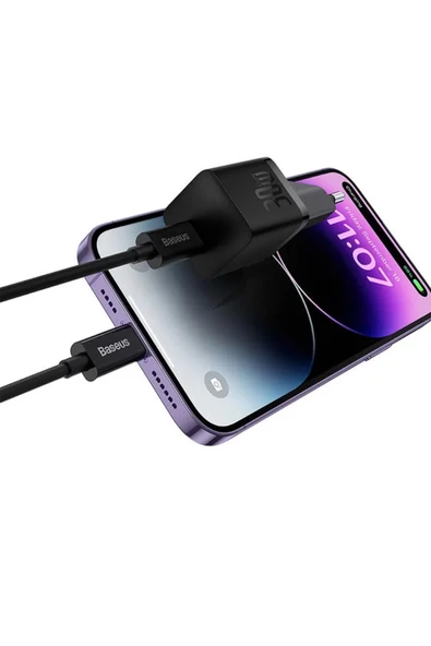 Akman GaN5 Series 30W PD Ultra Hızlı Type-C Şarj Aleti Mini Adaptör-(1903) - ACL6202331-6034 - Resim 5