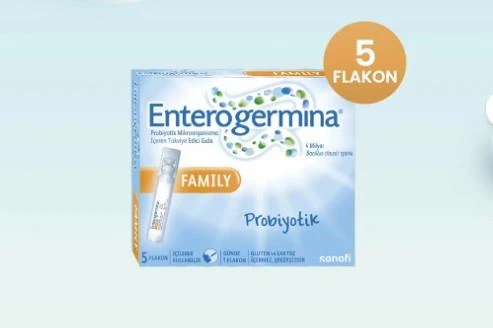 Enterogermina Family Probiyotik 5ml x 5 Flakon ürün görseli