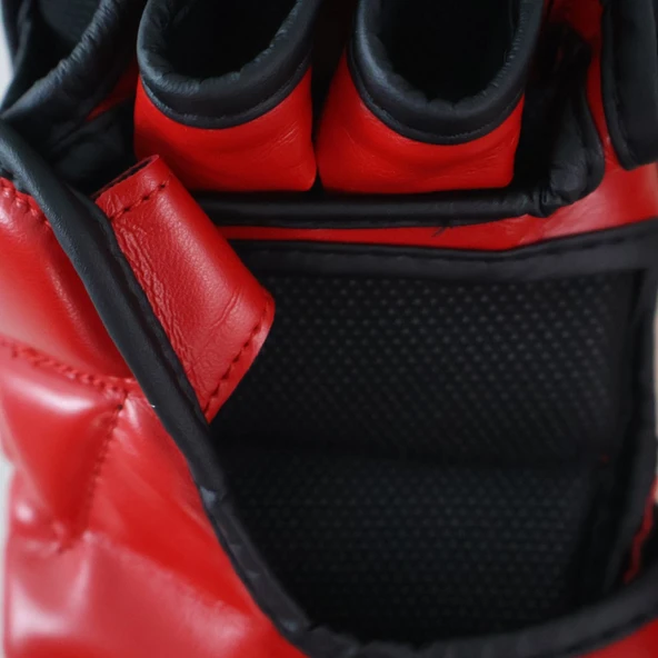 DragonDo 30255-P Tornado MMA Eldiveni Kırmızı Kaplumbağa MMA Eldiveni - 4