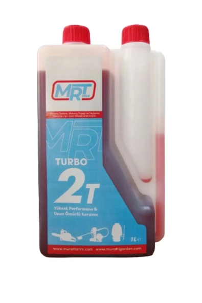 MRT Oil Turbo İki Zamanlı 2T Motor Yağı Ölçekli Yağ 1 Litre