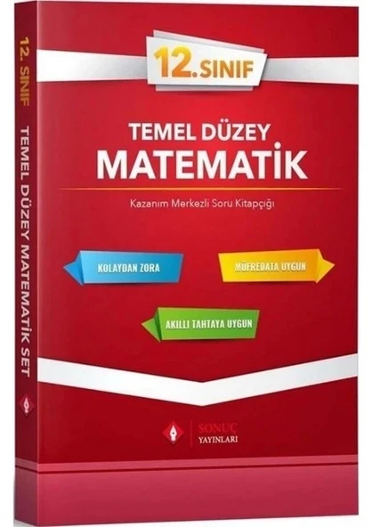 12.Sınıf Temel Düzey Matematik Tek Kitap 2025 - 2026