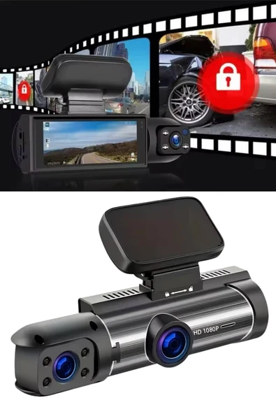 Çift Kameralı Araç Kamerası Ön ve Arka Kameralı - Resim 2