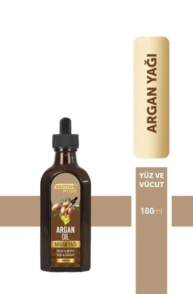 Softto Plus Argan Cilt Nemlendirme Etkili Yüz ve Vücut Yağı 100 ml - 2