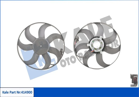 Vag Fan Motoru (390mm) Fabıa İbiza Polo Roomster Toledo Cggb - Kale 414900 - Resim 2