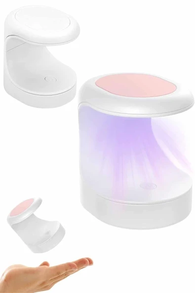 Protez Tırnak Kurutucu Kalıcı Oje Led Oje Kurutucu UV Işınlı Taşınabilir - 4