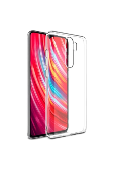 Akman Xiaomi Redmi Note 8 Pro Kamera Korumalı Fit Şeffaf Silikon Kılıf-(1903) - ACL6208703-2612 - 1