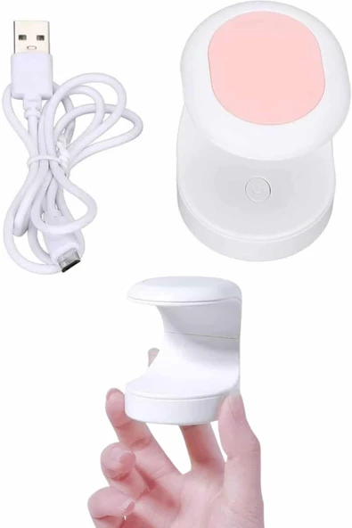 Protez Tırnak Kurutucu Kalıcı Oje Led Oje Kurutucu UV Işınlı Taşınabilir - 2