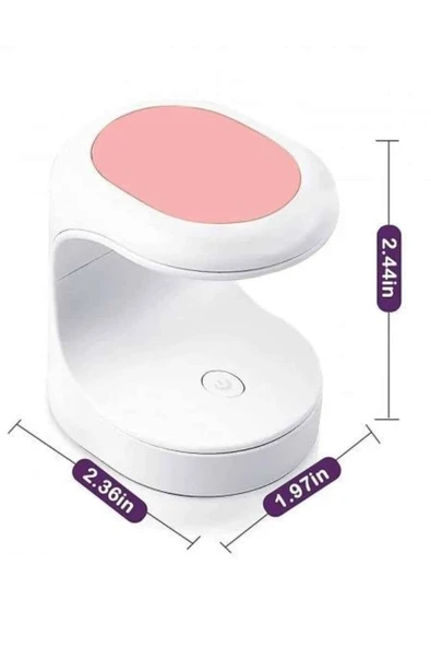 Protez Tırnak Kurutucu Kalıcı Oje Led Oje Kurutucu UV Işınlı Taşınabilir - 5