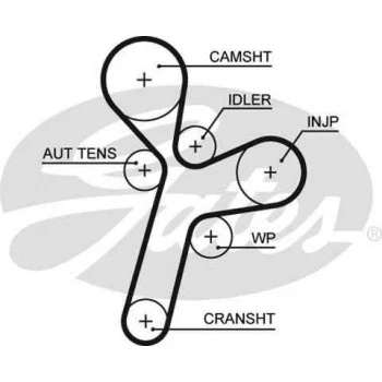 Chevrolet Triger Kayısı (151x220) Antara 2.0cdti Chevrolet Captıva Lacetti Nubıra Cruze Epica 2.0tdci Ct1121 - Gates 5634xs ürün görseli