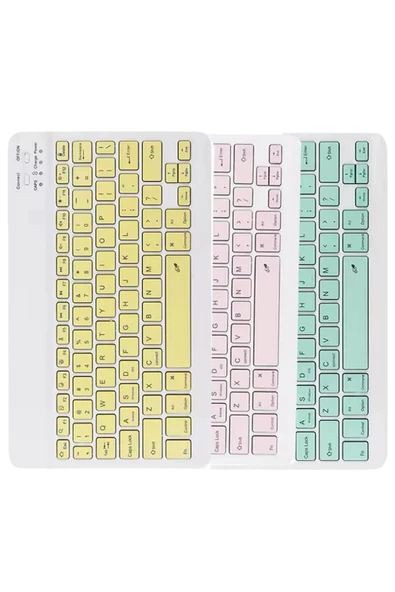 Bluetooth Şarj Edilebilir Mini Q Klavye Kablosuz Taşınabilir - 2