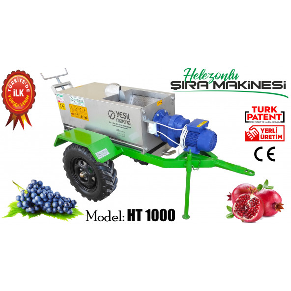 Yeşil Makina Üzüm Sıkma Makinesi HT 1000
