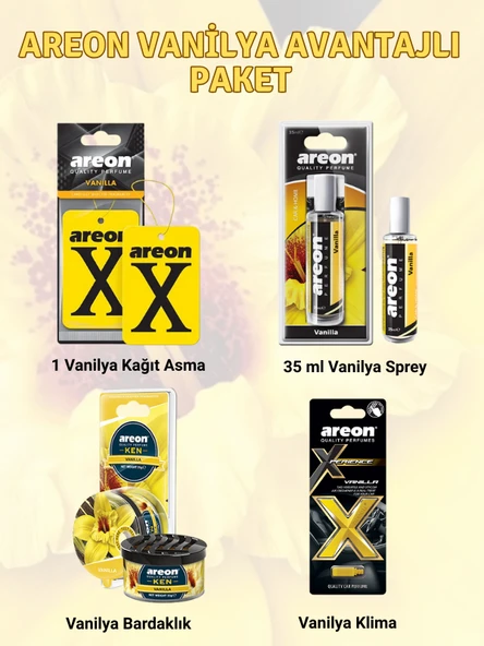 Areon Vanilya Avantajlı Paket ürün görseli