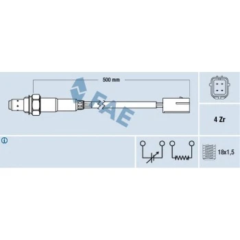 Opel Oksıjen Sensoru Kalos 1,2 8v Lacetti 1,6 16v - Fae 77255 - Resim 1
