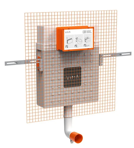 Vitra V-Fix Prime 12cm Gömme Rezervuar 742-1740-01