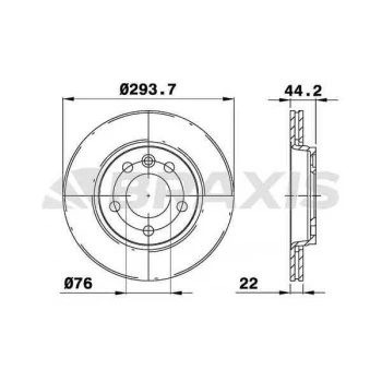 Vag Arka Fren Aynası Havalı Transporter T5 1,9tdi 2,0 2,5tdi 04 / 03> Multıvan V 04 / 03> - Braxıs Ae0205 ürün görseli