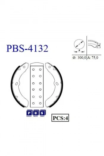 İsuzu Ticarı Fren Balatası On Papuclu (085) İsuzu Nkr55 Nkr71 Nlr - Pbs 4132 - Resim 1
