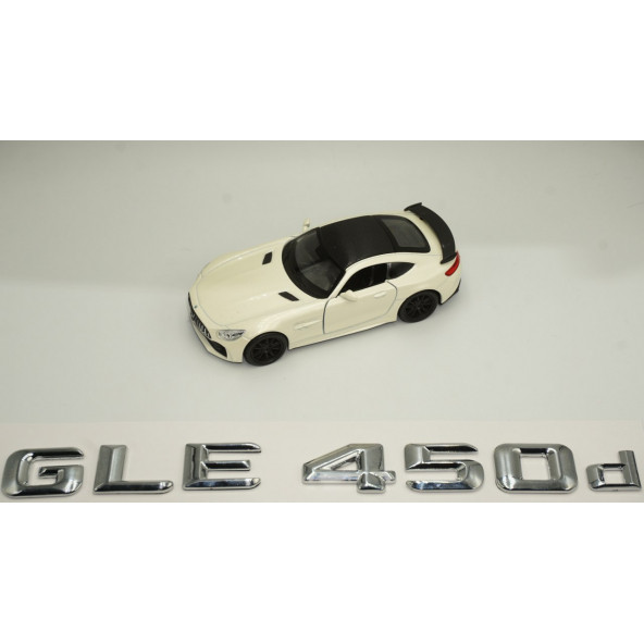 GLE450d Bagaj Krom Metal 3M 3D Yazı Logo - 4