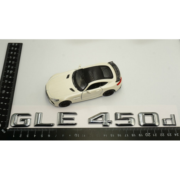 GLE450d Bagaj Krom Metal 3M 3D Yazı Logo - 6