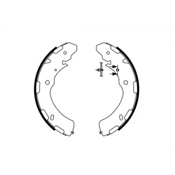 Mitsubıshı Ticarı Arka Fren Balatası Pabuc Fullback 16> L200 06>13 D Max 13> - Bosch 0986487758 - Resim 1