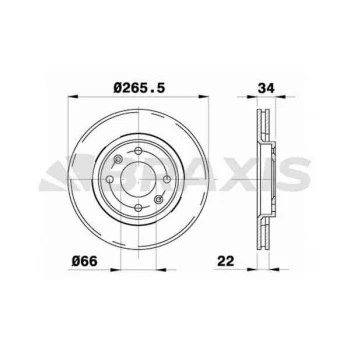 Psa On Fren Disk Aynası Berlingo II P206 Partner II 1,6 1,9d 1,6hdi Dw8 P1007 P206 P307 P207 P208 P301 C - Braxıs Ae0003 ürün görseli