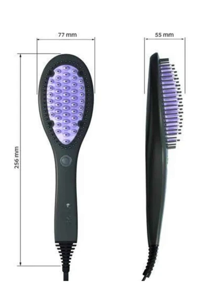 Yıpranma Karşıtı Saç Düzleştirici Tarak Fön Tarak 5 Kademeli - 3