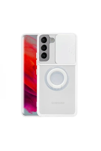 Akman SM Galaxy S21 - S30 Kılıf Sürgülü Kamera Lens Korumalı Yüzük Standlı Si - ACL6202506-6046 ürün görseli