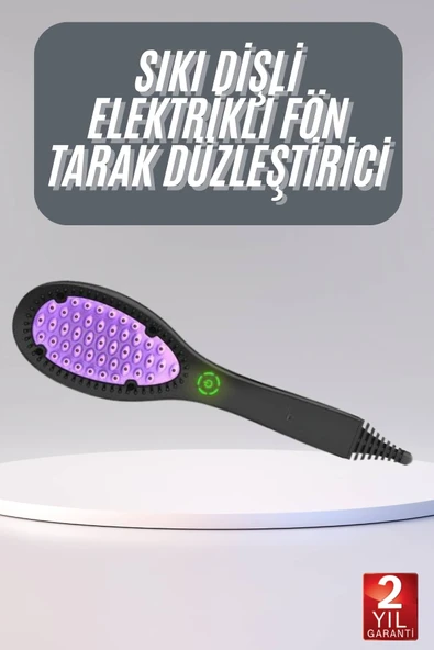 Fön Etkili Elektrikli Sıkı Dişli Taşınabilir Saç Düzleştirici Isı Ayarlı