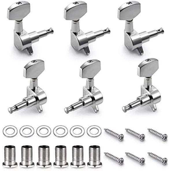 Fluid Mha10 Akustik Gitar Burgusu 3+3 Set + Vida Somun Pul ürün görseli