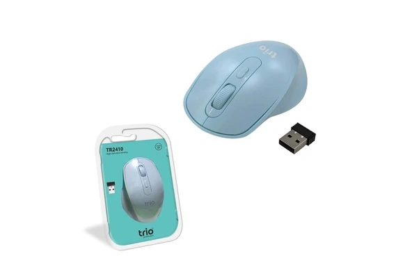 PDATeknoloji Kablosuz Mouse Mavi TR2410M - 1