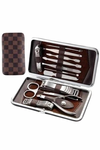 Tırnak Bakımı Tırnak Makası Profesyonel 12 Parça El Ayak Manikür Pedikür Seti - 3