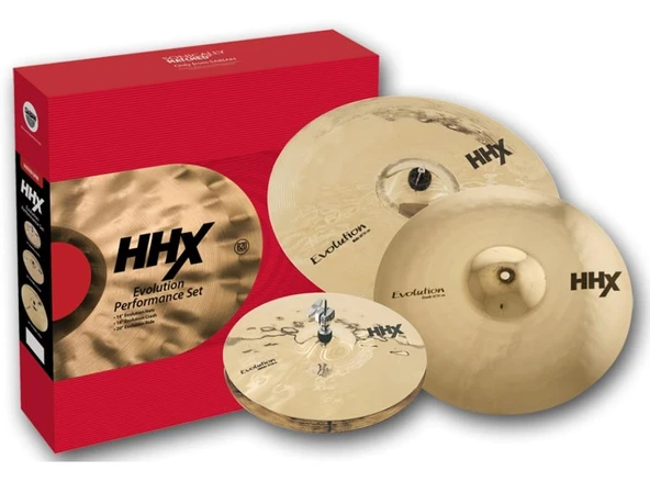 SABIAN 15005XEB 14"-16"-20" EVOLUTION PERFORMANS SET HHX ürün görseli